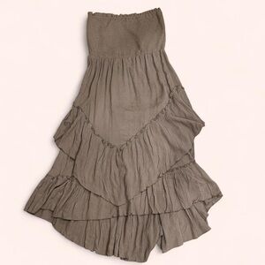 Elegant Mauve Layered Women's Dress